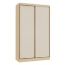 Ver imagem 1 de Guarda Roupa Modulado Mônaco 2 Portas de Correr 3 Gavetas MDF MDP Carvalho-Off White Pérola