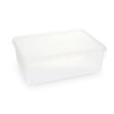 Ver imagem 1 de Kit 3 Caixas Herméticas Plásticas Empilháveis 3.5l, 6.5l, 11l Transparente