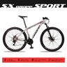 Bicicleta Aro 29 Quadro 19 Alumínio 21v Shimano TZ Freio Mecânico SX Sport Prata/Preto - Dropp - 5