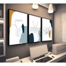 Kit 3 Quadros Decorativos Odontologia Consultório Moderno - 4