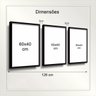 Kit 3 Quadros Decorativos Odontologia Consultório Moderno - 7