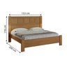 Cama Casal Primícia Plus D'DORO Móveis D DORO Cinamomo D'Doro Móveis - 2