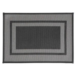 Tapete Jacquard Multiuso 50x70 cm Black Kacyumara 355389.0352.U