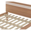 Ver imagem 7 de Cama Casalcm8009 e 2 Mesas de Cabeceira Az1016 Qt10 Amendoa Branco Tecno Mobili