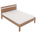 Ver imagem 2 de Cama Casalcm8009 e 2 Mesas de Cabeceira Az1016 Qt10 Amendoa Branco Tecno Mobili