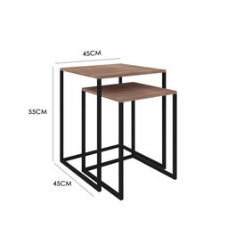 Mesa Lateral Dupla Aura - 4