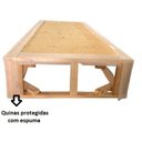 Ver imagem 2 de Base Box Solteirão King Sintético Preto 203x96x40xm