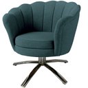 Ver imagem 4 de Kit Duas Poltronas Giratórias Pétala em Linho Premium 10-verde Sua Casa Decorações