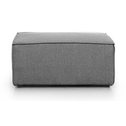 Conjunto Sofá 220cm e Puff 80cm Baobá CabeCasa MadeiraOriginals Cinza Linho Silver - 11 Conjunto Sofá 220cm e Puff 80cm Baobá CabeCasa MadeiraOriginals Cinza Linho Silver - 11