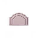 Ver imagem 1 de Cabeceira Solteiro Luxo Dupla 90X60 Rosa Tachas Fumê