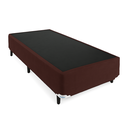 Ver imagem 1 de Base Box Solteiro Suede Marrom - 78x188cm