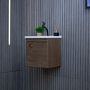 Ver imagem 3 de Gabinete Armário para Banheiro 40cm Mdf com Cuba - Cremona Munique