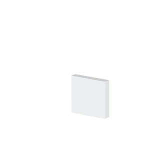 Roseta Para Portas Ref.10007 70mmX70mm Arquitech