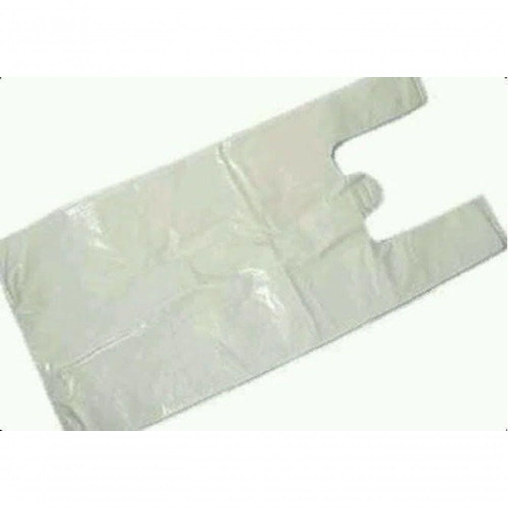 Sacola 38x48 Reciclada Reforçada Creme com 3kg