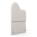 Ver imagem 1 de Cabeceira Orgânica Cama Box Solteiro Sea 90cm com Frame Bouclé Off White - Desk Design