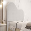Ver imagem 2 de Cabeceira Orgânica Cama Box Solteiro Sea 90cm com Frame Bouclé Off White - Desk Design