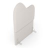 Cabeceira Orgânica Cama Box Solteiro Sea 90cm com Frame Bouclé Off White - Desk Design - 7