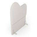 Ver imagem 7 de Cabeceira Orgânica Cama Box Solteiro Sea 90cm com Frame Bouclé Off White - Desk Design