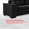 Sofá de Canto 6 Lugares com Chaise Suede Aveludado Viena  - 7