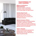 Ver imagem 3 de Sofá de Canto 6 Lugares com Chaise Suede Aveludado Viena