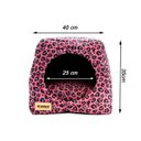 Ver imagem 2 de Cama Iglu e Toca para Cachorro Impermeavel Luppet Oncinha Pink - M