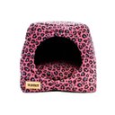 Ver imagem 1 de Cama Iglu e Toca para Cachorro Impermeavel Luppet Oncinha Pink - M