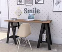 Ver imagem 2 de Escrivaninha Cavalete Self 135cm Appunto Castanho E Preto