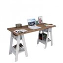 Ver imagem 3 de Escrivaninha Cavalete Self 135cm Appunto Castanho E Branca