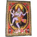 Ver imagem 1 de Painel Deus Shiva Natarja Loja da Índia Painel de Algodão Bordado Lord Shiva , Perfeito para Seu Alt