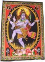 Ver imagem 1 de Painel Deus Shiva Natarja Loja da Índia Painel de Algodão Bordado Lord Shiva , Perfeito para Seu Alt