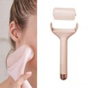 Ver imagem 4 de Rolo Massagem Drenagem Facial Calmante Limpeza Pele Rosto alivia Rugas Inchaço Marcas Linhas