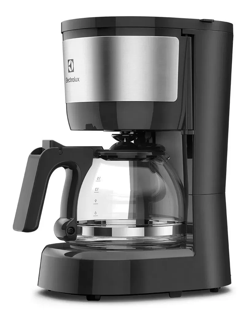 Maquina Café Cafeteira Elétrica Electrolux em Inox 15 Xícara 110v - 1