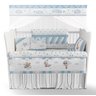 Kit de Berço Enxoval de Bebê Ursinho Azul Nuvens - 1