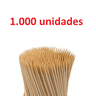 Espetos Palitos Bambu Churrasco 25cm Espetinho 1000 Unidades - 3