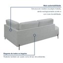 Ver imagem 6 de Sofá Living Orgânico 2 Lugares 165cm Base de Ferro Braço Direito Norten