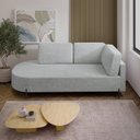 Ver imagem 1 de Sofá Living Orgânico 2 Lugares 175cm Base de Ferro Braço Direito Norten