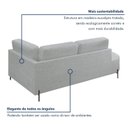 Ver imagem 6 de Sofá Living Orgânico 2 Lugares Linho Gelo Norten 165cm