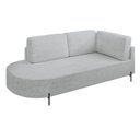 Ver imagem 2 de Sofá Living Orgânico 2 Lugares 175cm Base de Ferro Braço Direito Norten