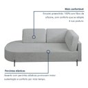 Ver imagem 5 de Sofá Living Orgânico 2 Lugares Linho Gelo Norten 165cm