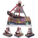 Ver imagem 1 de Barco Natal Viking Vila Natalina Parque Diversao Papai Noel Enfeite Movimenta Som Luzes Led Festa Fi