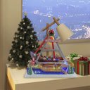 Ver mais imagens de Barco Natal Viking Vila Natalina Parque Diversao Papai Noel Enfeite Movimenta Som Luzes Led Festa Fi