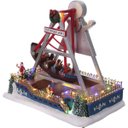 Ver imagem 6 de Barco Natal Viking Vila Natalina Parque Diversao Papai Noel Enfeite Movimenta Som Luzes Led Festa Fi