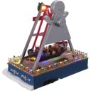 Ver imagem 7 de Barco Natal Viking Vila Natalina Parque Diversao Papai Noel Enfeite Movimenta Som Luzes Led Festa Fi
