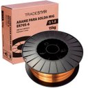 Ver imagem 1 de Arame Solda Mig com Gás 1,0mm Rolo 15kg Er70s-6 Tradestar