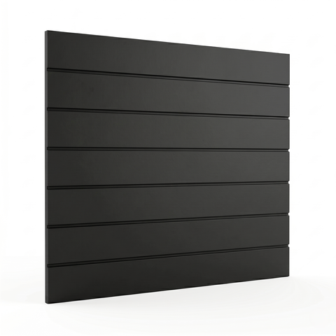 Kit 14 Placas Autocolante Lambri em MDF 203x60cm Multifuncional Preto Onedoor