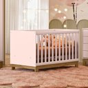 Ver imagem 7 de 4315 - Berco Mini Cama Q Slim Rosa Acetinado (4315.91),4355- Comoda Sap. 1pt/4gav Q Slim Rosa
