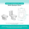 Assento Sanitário Tampa de Vaso Branco Mdf Laqueado Belle Epoque para Bacia Deca - 3