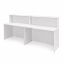 Ver imagem 3 de Conjunto 2 Balcões de Atendimento e Recepção Comercial 140x60cm para Loja, Comércio e Escritório