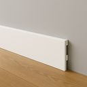 Ver imagem 2 de Kit 10 Barras Rodapé Poliestireno 15cm Liso Branco 2m Rm Decor
