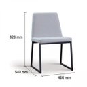 Ver imagem 2 de Cadeira Estofada Yanka 